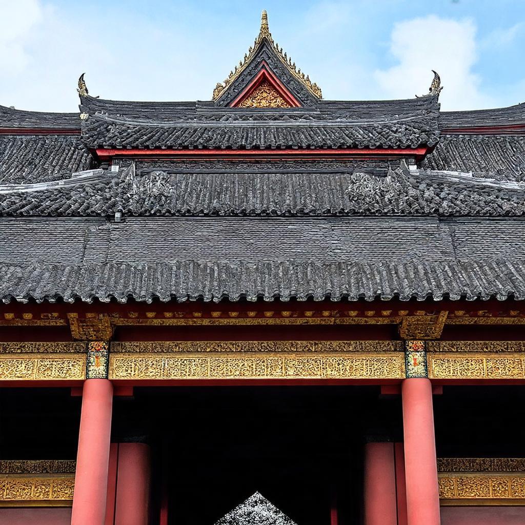 Hinh anh chi tiet ve kien truc Chùa Long Phước Thọ o Ấp 5, Đường Bàu Cạn, Long Thành